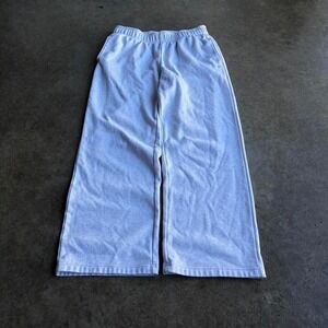 2000s baggy wide leg grey sweatpants